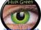 Kolorowe Soczewki Kontaktowe CRAZY - HULK GREEN