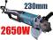 SZLIFIERKA KĄTOWA KĄTÓWKA 230mm MOC 2650W POLECAM