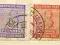 Sowjetische Zone - rok 1945 - 4 znaczki kasow.