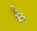 srebrna zawieszka charms literka lierki litera -25