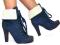 wenecjasexy CUDNE SZNUROWANE BOTKI ka053 BLUE 38 wenecjasexy CUDNE SZNUROWANE BOTKI ka053 BLUE 38