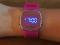 Zegarek JELLY Lustereczko NIEBIESKIE LED, watch