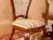 Ręcznie zdobione krzesło drewno DM-819,seria 800