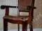 Ręcznie zdobione krzesło salonowe #4020a drewno
