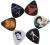 ELVIS Presley zestaw 6unikalnych kostek gitarowych