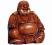 Rzeźba z drewna, figurka roześmiany BUDDA AWAI