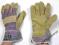 RĘKAWICE ROBOCZE WZMACNIANE SKÓRĄ TOD roz.10,5 R4
