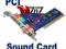Karta dźwiękowa PCI 5.1 nowa tania wysyłka W-wa