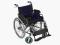 Wózek inwalidzki aluminiowy z hamulcem pomocniczym