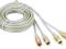 #4537 KABEL 2xRCA / 2xRCA 3,0 m GOLD OFC THOMSON