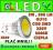 ŻARÓWKA COB LED GU10 HALOGEN ZIMNA 300lm 3W K040