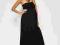 ASOS Maternity, boska czarna suknia maxi S 36
