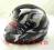 KASK LS2 FT2 SPLIT GLOSS BLACK WHITE M FIBERGLASS