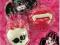 MONSTER HIGH 3 x Gumka do mazania jak puzzle