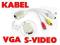 KABEL ADAPTER Z PC LAPTOP NA TV SVGA VGA S-VIDEO