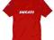 DUCATI KOSZULKA T-SHIRT ROZ. M CZERWONA NEW LOGO