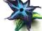 Broszka filcowy kwiat granat bukiet 21 x 19 cm