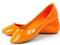 Buty Śliczne Stylowe Balerinki Tl2173 orange 39