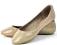 Buty Śliczne Stylowe Balerinki Tl2173 taupe 38