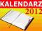 Kalendarz książkowy B5 2012 Układ dzienny Ekoskóra