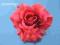 Róża satynowa z drucikiem Ślub dekoracja !!