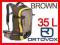 ORTOVOX HAUTE ROUTE II 35 L PLECAK NARTY BROWN