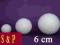 KULA KULE STYROPIANOWE BOMBKI 6cm100szt 0,50zł/szt