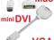 Adapter mini DVI - VGA APPLE MAC kabel MacBook