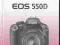 Instrukcja oryginał Canon EOS 550D Pl promocja
