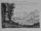 Jezioro Tournemer Francja oryg. 1835