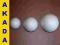 kule styropianowe 8,10,12 cm mix 30szt + gratis