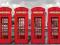 London Phoneboxes - plakat 61x91,5 cm