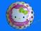 Balon foliowy Hello Kitty Groszki 45 cm Urodziny