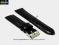 pasek do zegarka 22 mm DILOY SL6.22.1 CZARNY