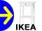 NAJTANIEJ IKEA HEMNES STOLIK NOCNY SZAFKA SZUFLADA