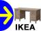 NAJTANIEJ IKEA HEMNES BIURKO NA KOPMUTER GABINET