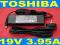 a TOSHIBA Satellite 19V 3.95A 75W fv gw ORYGINALNY