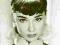 Audrey Hepburn (Sepia) - plakat 40x50cm