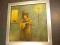 DOBRANOC,pchły na noc... olej /płycie HDF, w ramie