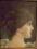 XIX wieczny portret młodej dziewczyny
