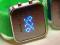 Zegarek Jelly LED  LUSTRO- NIEBIESKIE L.E.D. watch