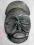 Kolekcjonerska, ceramiczna maska z lat 60-tych