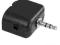 ADAPTER JACK WTYK JACK 3,5mm-GNIAZDO JACK 2x3,5mm