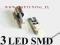DIODA 3LED SMD CanBus Can Bus W5W T10 T4W diody