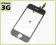 Oryginalny DOTYK szybka digitizer iPhone 3G +klej