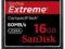 SANDISK COMPACT FLASH EXTREME 16GB 60MB ED