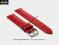 pasek do zegarka 18 mm DILOY P262.18.6 CZERWONY