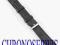 Czarny pasek do zegarka 16mm R16.004S