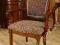 Ręcznie zdobione krzesło salonowe #8010a drewno