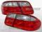 LAMPY TYLNE MERCEDES W210 E-KLASA 95-02 RED WHITE